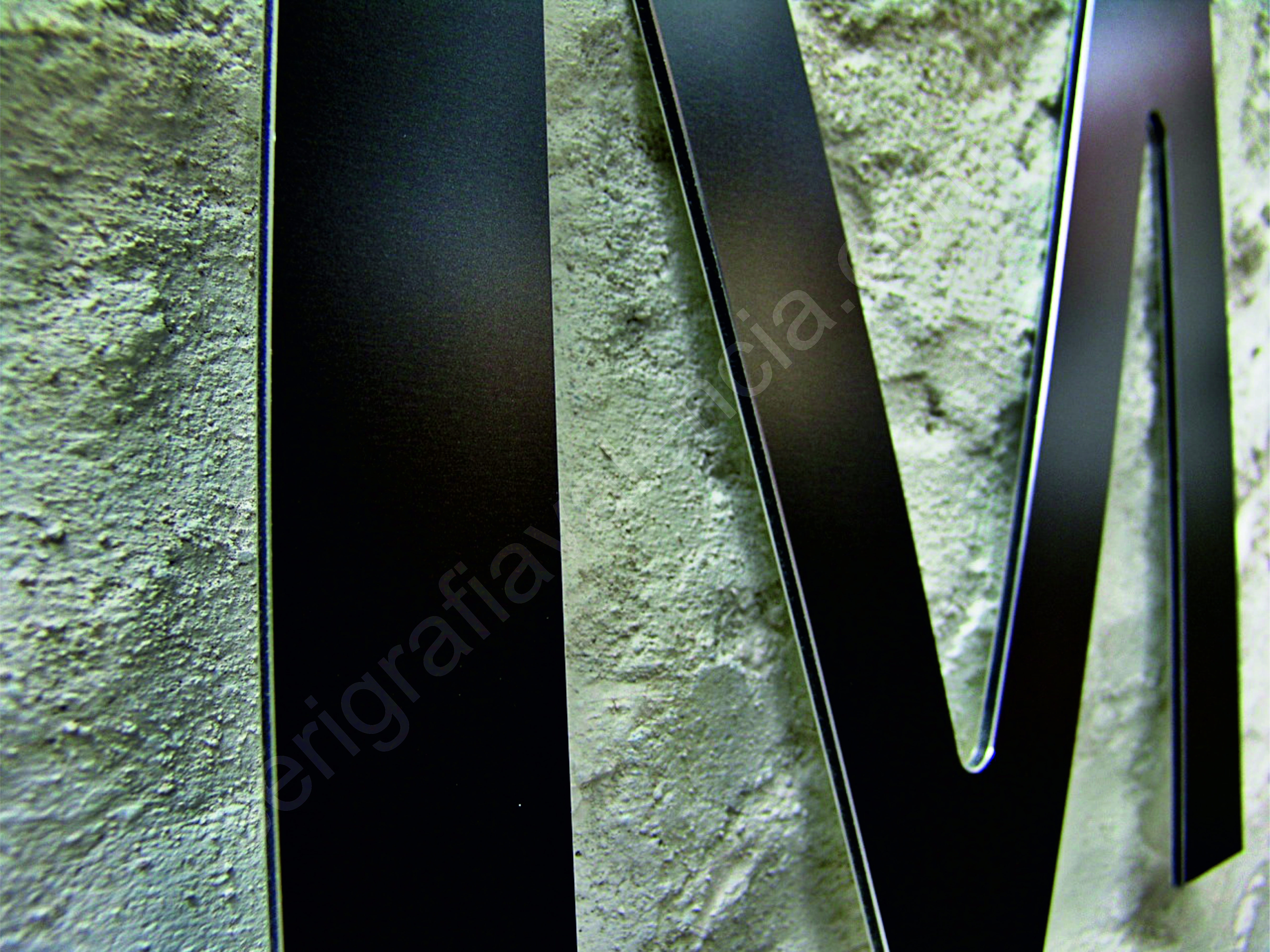 Letras Recortadas En Panel Composite De Aluminio Letras Recortadas De Aluminio Composite 0052